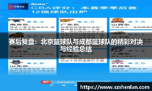 赛后复盘：北京篮球队与成都篮球队的精彩对决与经验总结