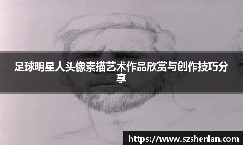 足球明星人头像素描艺术作品欣赏与创作技巧分享